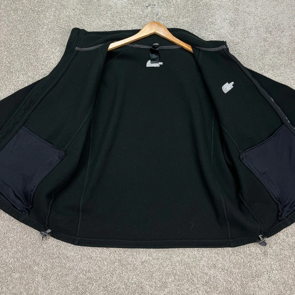 The‎ North Face Jacket Mens Large Black Long Sleeve Full Zip Fleece Performance